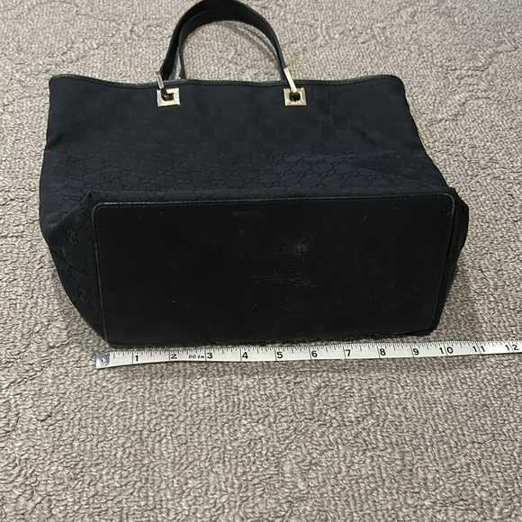 Gucci Tom Ford Era Tote Monogram Canvas 12x10 W/Leather Straps/Silver Hardware - Picture 11 of 11